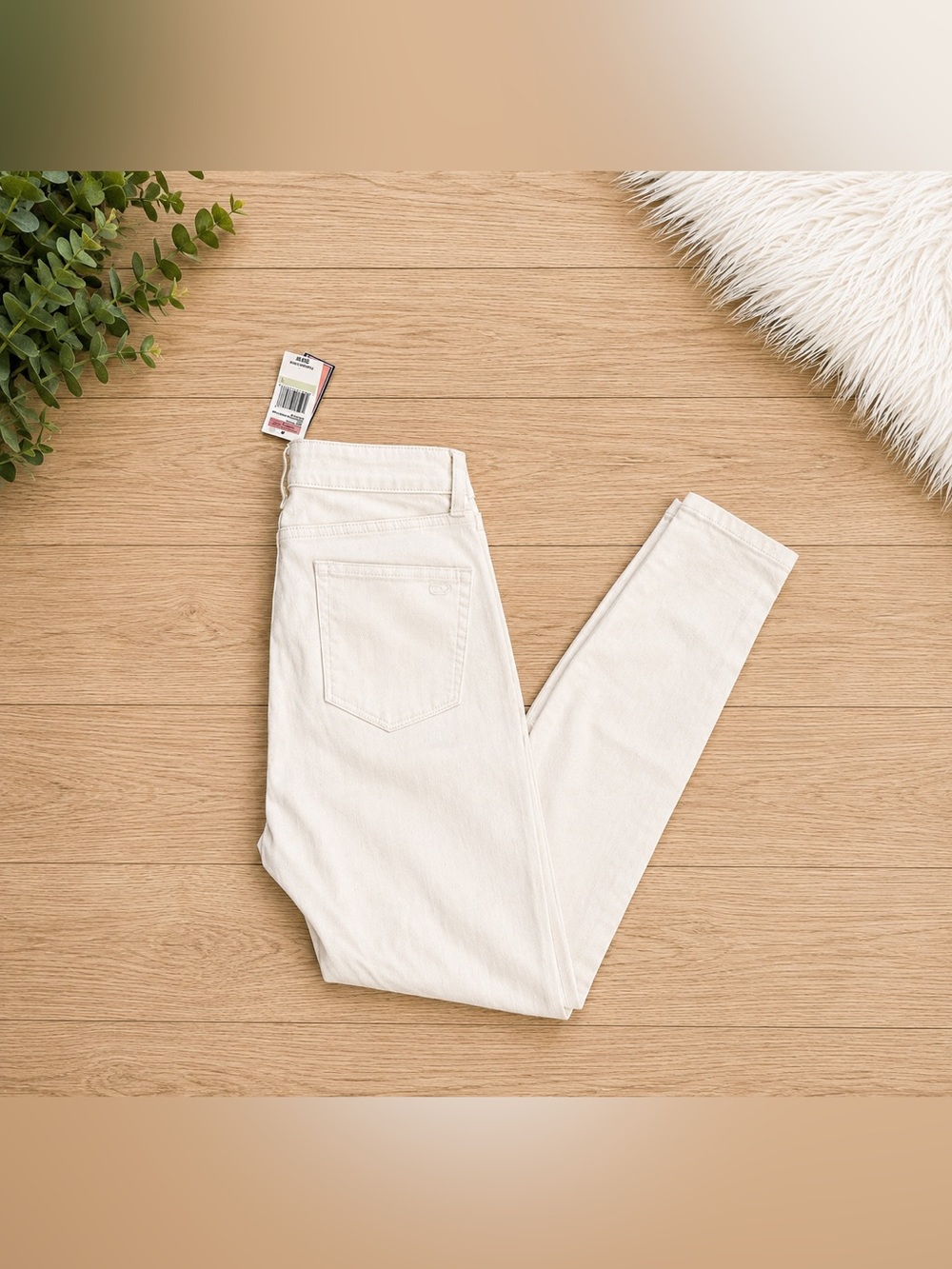 Vineyard Vines High Rise White Skinny Jeans – White Cap – Size 4 – NWT